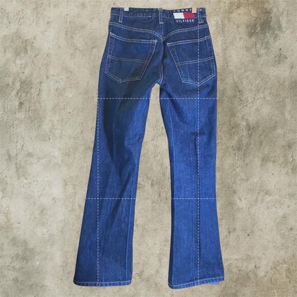 Tommy Hilfiger Womens 5 Y2K Bootcut Blue Mid Rise Denim Jeans - Picture 4 of 11